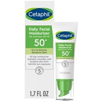 Cetaphil Daily Facial Moisturizer SPF 50, 1.7 Fl O