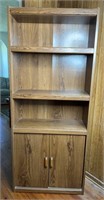 Bookcase W/ Storage 
Cabinet