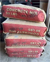 60lb Bags of Concrete Mix (5 Total)