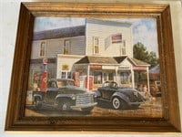 Framed Print of Country Store/Gas Station