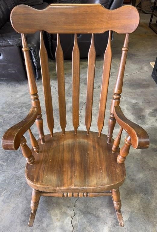 Vintage Wooden Rocking Chair