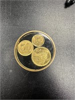 Brazil Brazilian coin trinket box