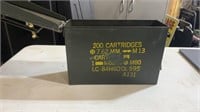 Ammo can containing 300 rounds 45 auto blazer