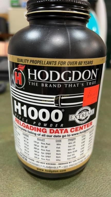 Hodgdon H1000 Rifle Powder 1 lb