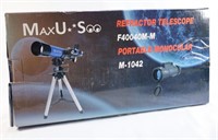 MaxUSoo Kids Refractor Telescope.400x40mm with