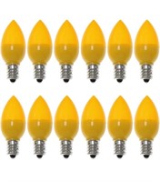 25 pack of mini yellow LED light bulbs