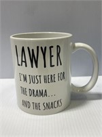 Humorous lawyer coffee mug