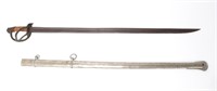 Early Sword w/ Scabbard, 19th Century