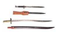 Two Bayonets w/ Scabbards