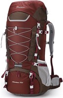 75L MOUNTAINTOP Internal Frame Backpack  Red