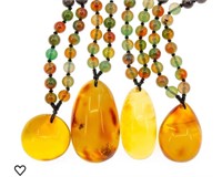 gemicious amber mystery mala necklace