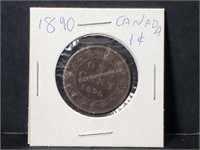 1890 LARGE CANADIAN PENNY