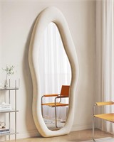 24x63 Full Length Floor Mirror  Flannel Frame