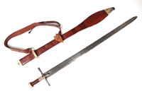 Islamic Sudanese "Kaskara" Sword w/sheath