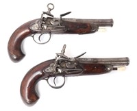 Pair of Spanish Miquelet Pistols, Circa 1790-1800