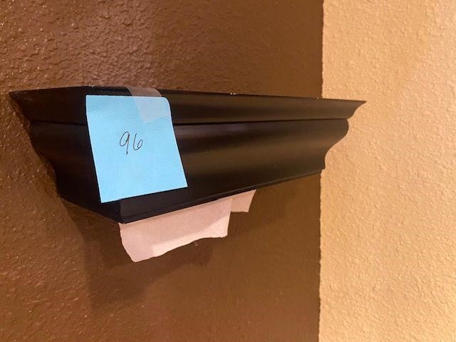 Wall mount shelf with paper towel dispenser