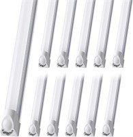 10 Pack Barrina T5 LED Shop Lights, 8FT