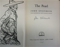 John Steinbeck Signed "The Pearl" -Literary Gem