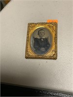 Antique Framed Young Boy daguerreotype