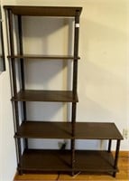 Open Tiered Curio Shelves
