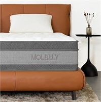 Molblly King Mattress, 10 Inch Cooling-Gel