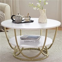 Elephance Round Coffee Table, 31.5 Inch