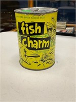 Vintage Full NOS Fish Charm Bait Can