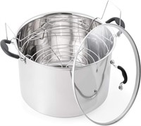 Water Bath Canner with Glass Lid, 21.5Qt