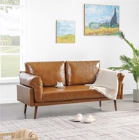 Vonanda Faux Leather Loveseat Sofa