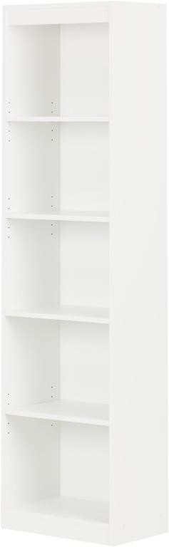 South Shore Axess 5-Shelf Narrow Bookcase