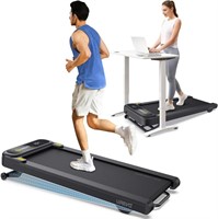 UREVO Walking Pad Treadmill with Auto Incline