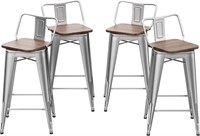 Changjie Furniture 30" Swivel Bar Stools, 4 pck