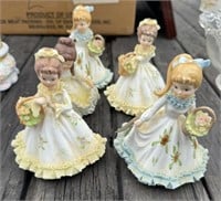 5 Lefton Royal Dover Figurines