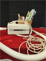 Oreck Hand Vacuum Cleaner & Basket of Bags-