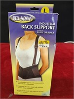 Size L Bell-Horn Industrial Back Support NIB