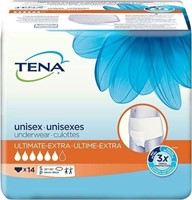 Tena Incontinence Unisex Underwear, Ultimate,
