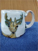 Courtney Long Deer Mug 4" x 6"