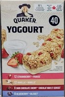 40-Pk Quaker Chewey Yogurt Bars