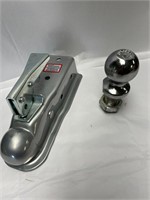 Trailer Coupler for Hitch Ball and 1-7/8" Ball