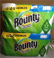 2x Bounty Paper Towels 12 Rolls Each