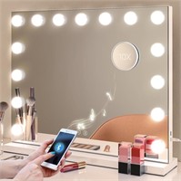 Uliyati Vanity Mirror w/Lights & Bluetooth Speaker