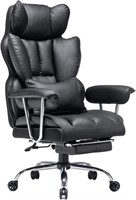 Efomao Black 400LBS Rolling Adjustable Chair