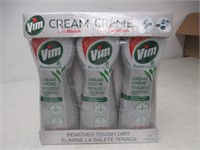 3-Pk Vim Cream with Bleach 750 ml