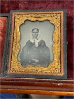 Antique Daguerreotype in Frame