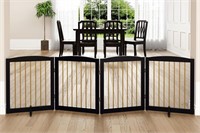 Freestanding Pet Gate for Dogs, Foldable