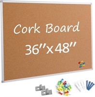 Board2by Bulletin Board 36 x 48, Silver