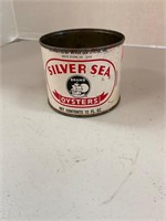 Silver Sea White Stone Va 12oz Oyster Can