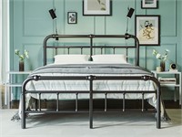 California King Bed Frame with Headboard