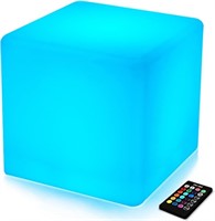 Mr.Go 14-inch Rechargeable LED Cube Seat