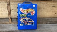 Hot wheels case with assorted cars
